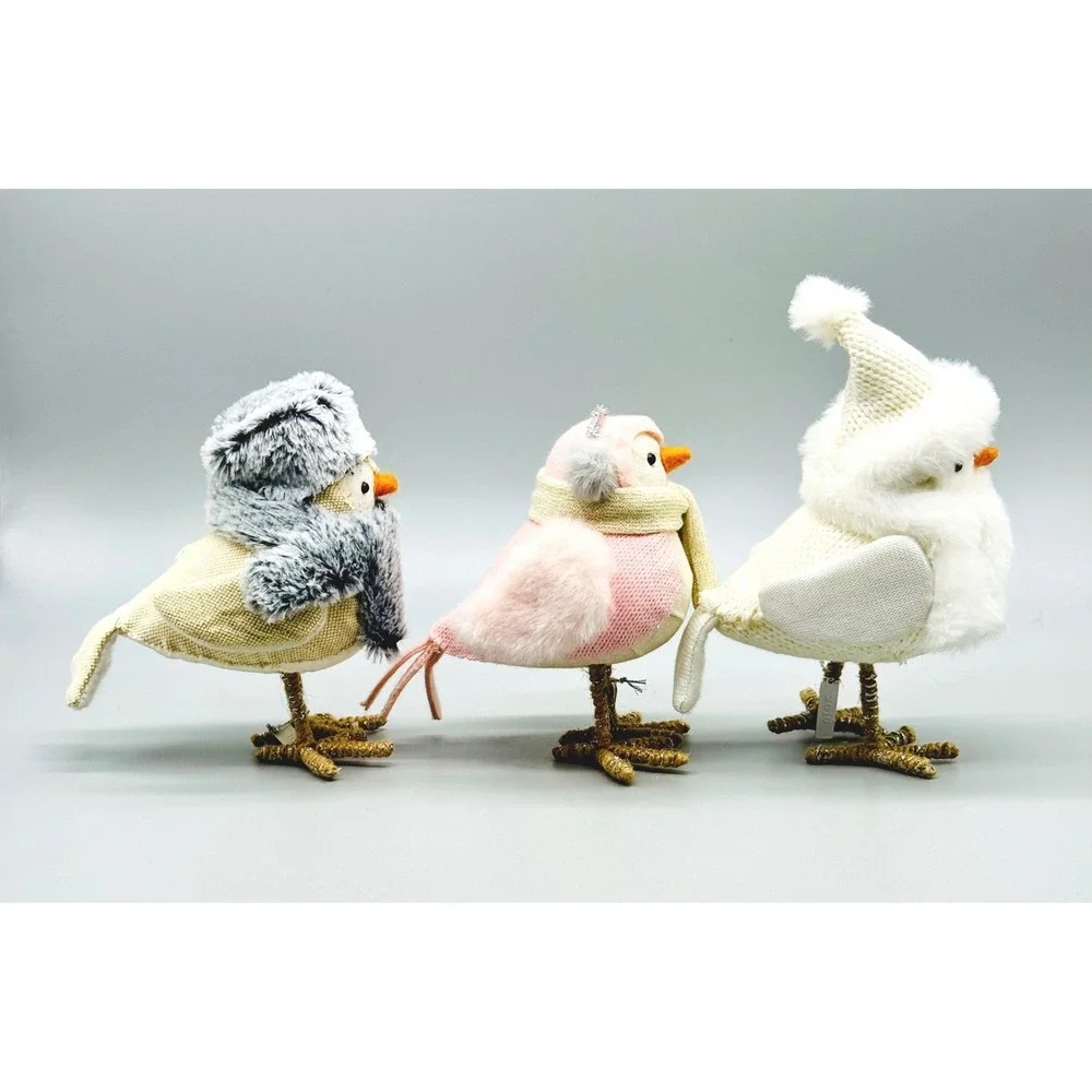 Target Spritz Featherly Friends Birds Rue Yarrow Pepper 2019 Set of 3 Winter